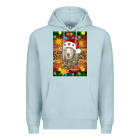 Blue Mist Christmas sheep air freshener Premium Hoodie - Artiststas