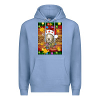 Colony Blue Christmas sheep air freshener Premium Hoodie - Artiststas