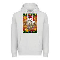 Dove Grey Christmas sheep air freshener Premium Hoodie - Artiststas