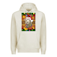 Oatmeal Heather Christmas sheep air freshener Premium Hoodie - Artiststas