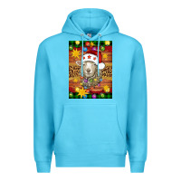 Ocean Blue Christmas sheep air freshener Premium Hoodie - Artiststas