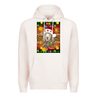 Pale Pink Christmas sheep air freshener Premium Hoodie - Artiststas