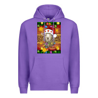 Purple Christmas sheep air freshener Premium Hoodie - Artiststas