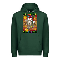 Sports Green Christmas sheep air freshener Premium Hoodie - Artiststas