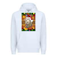 White Christmas sheep air freshener Premium Hoodie - Artiststas