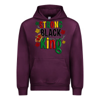 Mauve Wine strong black king Urban Hoodie - Artiststas