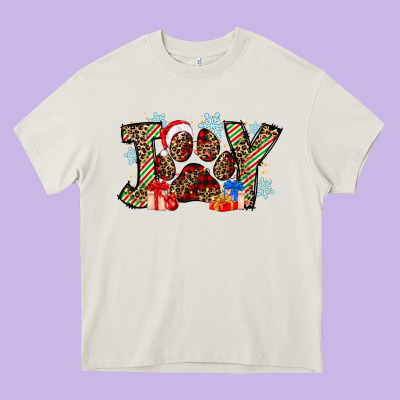 Festive Joy Heavy Core Tee Designed By Cowhidedigitalart