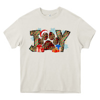 Cream festive joy Heavy Core Tee - CowhideDigitalArt