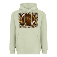 Matcha leopard american football backround Heavyweight Hoodie - RanaPortraitStore