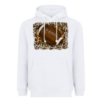 White leopard american football backround Heavyweight Hoodie - RanaPortraitStore