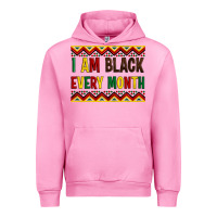 Fuchsia Pink i am black every month Urban Hoodie - Artiststas