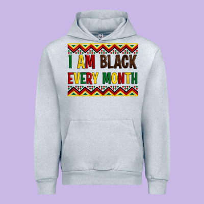 I Am Black Every Month Urban Hoodie Designed By Artiststas