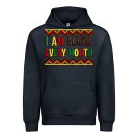 Navy i am black every month Urban Hoodie - Artiststas