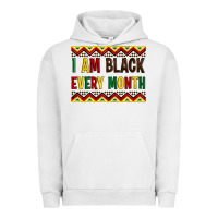 Pigment Lunar Rock i am black every month Urban Hoodie - Artiststas