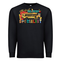 Black student delivery specialist Premium Sweatshirt - texasbilliewilder