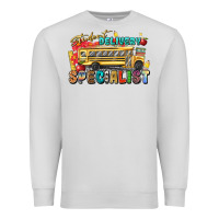 Dove Grey student delivery specialist Premium Sweatshirt - texasbilliewilder
