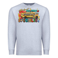 Heather Grey student delivery specialist Premium Sweatshirt - texasbilliewilder