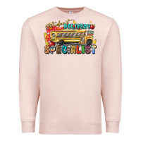 Pale Pink student delivery specialist Premium Sweatshirt - texasbilliewilder