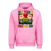 Fuchsia Pink juneteenth freedom day Urban Hoodie - Artiststas