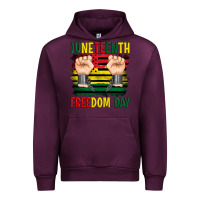 Mauve Wine juneteenth freedom day Urban Hoodie - Artiststas