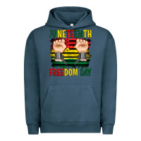 Pigment Midnight Navy juneteenth freedom day Urban Hoodie - Artiststas