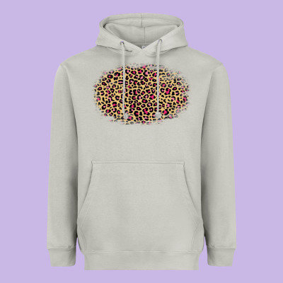 Heavyweight Hoodie leopard pattern