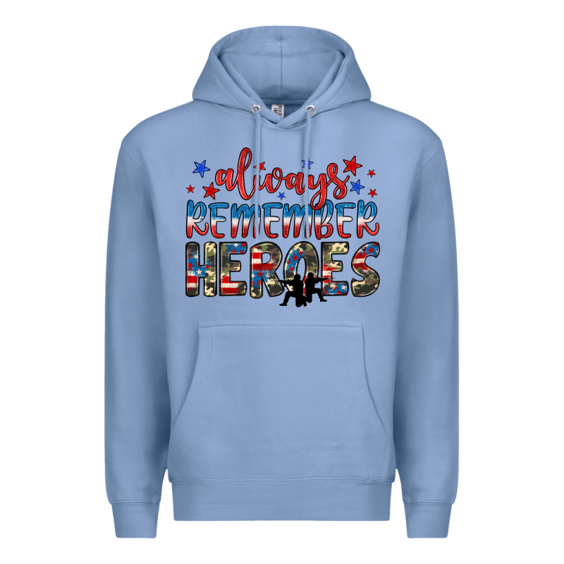 Always Remember Heroes Premium Hoodie by JahusDesignShop | Teevron