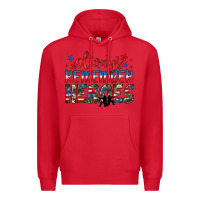 Red always remember heroes Premium Hoodie - JahusDesignShop