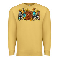 Antique Gold mom cow Premium Sweatshirt - Zillion Design Studio