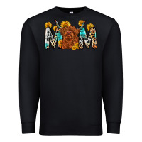 Black mom cow Premium Sweatshirt - Zillion Design Studio