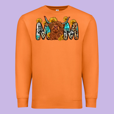 Mom Cow Premium Sweatshirt Designed By Zillion Design Studio