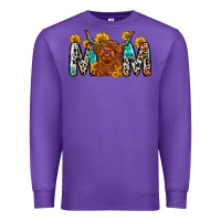 Purple mom cow Premium Sweatshirt - Zillion Design Studio