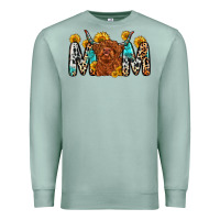 Seafoam mom cow Premium Sweatshirt - Zillion Design Studio