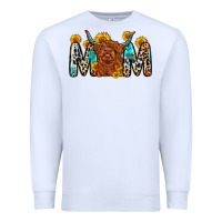 White mom cow Premium Sweatshirt - Zillion Design Studio