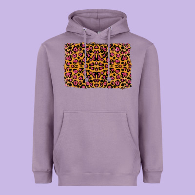 Heavyweight Hoodie leopard glitter background