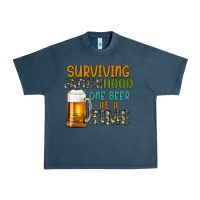 Midnight Navy surviving fatherhood one beer at a  time Urban Heavy Tee - Artiststas