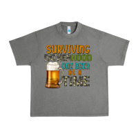 Tornado surviving fatherhood one beer at a  time Urban Heavy Tee - Artiststas