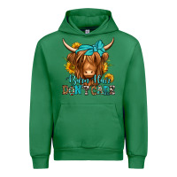 Emerald barn hair don't care long haired cow Urban Hoodie - Jasminsmagicworld