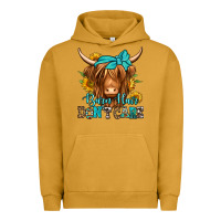 Pigment Peanut Butter barn hair don't care long haired cow Urban Hoodie - Jasminsmagicworld