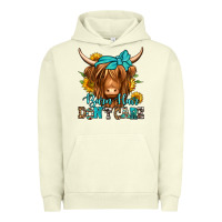 Pigment Pistachio barn hair don't care long haired cow Urban Hoodie - Jasminsmagicworld
