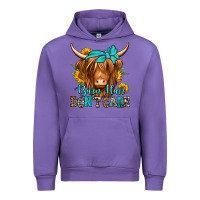 Tulip barn hair don't care long haired cow Urban Hoodie - Jasminsmagicworld