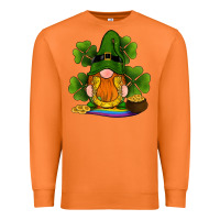 St Patricks Day Gnomes Shamrock Gold Horseshoes Rainbow Premium Sweatshirt | Teevron