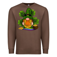 Chestnut st patricks day gnomes shamrock gold horseshoes rainbow Premium Sweatshirt - RanaPortraitStore