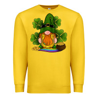 Lemon st patricks day gnomes shamrock gold horseshoes rainbow Premium Sweatshirt - RanaPortraitStore