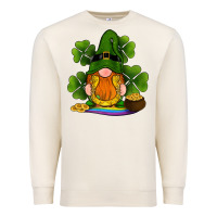 Sandshell st patricks day gnomes shamrock gold horseshoes rainbow Premium Sweatshirt - RanaPortraitStore