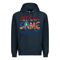 Navy all gave some some gave all Premium Hoodie - JahusDesignShop