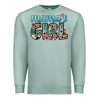 Seafoam mama s girl Premium Sweatshirt - Zillion Design Studio