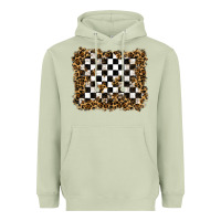 Matcha racing leopard background Heavyweight Hoodie - RanaPortraitStore