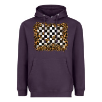 Plum racing leopard background Heavyweight Hoodie - RanaPortraitStore