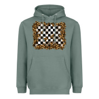 Sage racing leopard background Heavyweight Hoodie - RanaPortraitStore